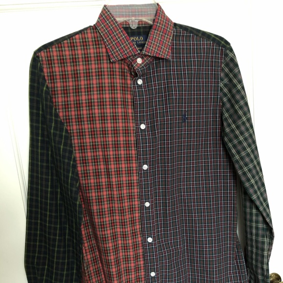 Polo Ralph Lauren Tops - Polo RL mixed-plaid button up shirt